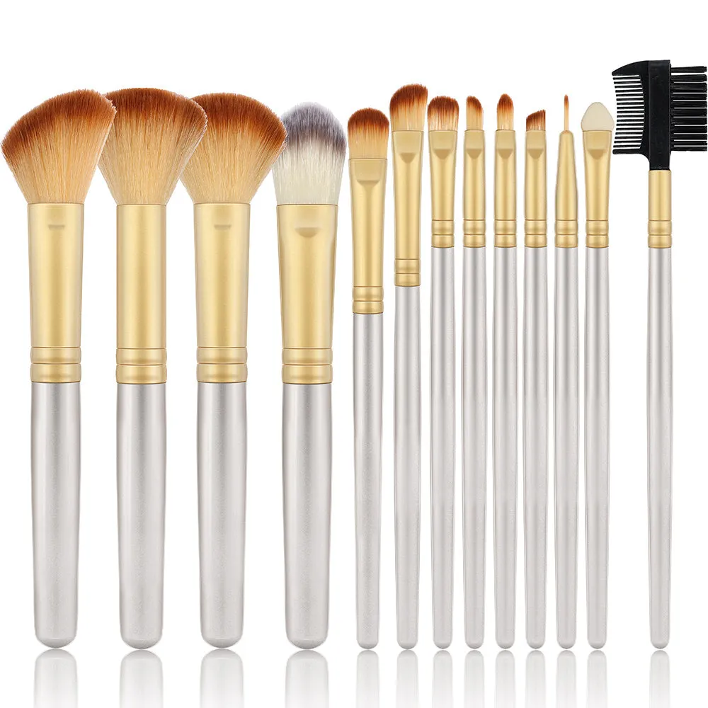 13 Piece Professional Makeup Brushes Set Super Soft