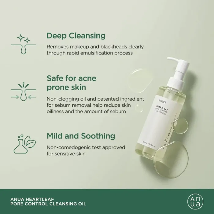 ANUA Heartleaf Pore Control Cleansing Oil (200ml)
