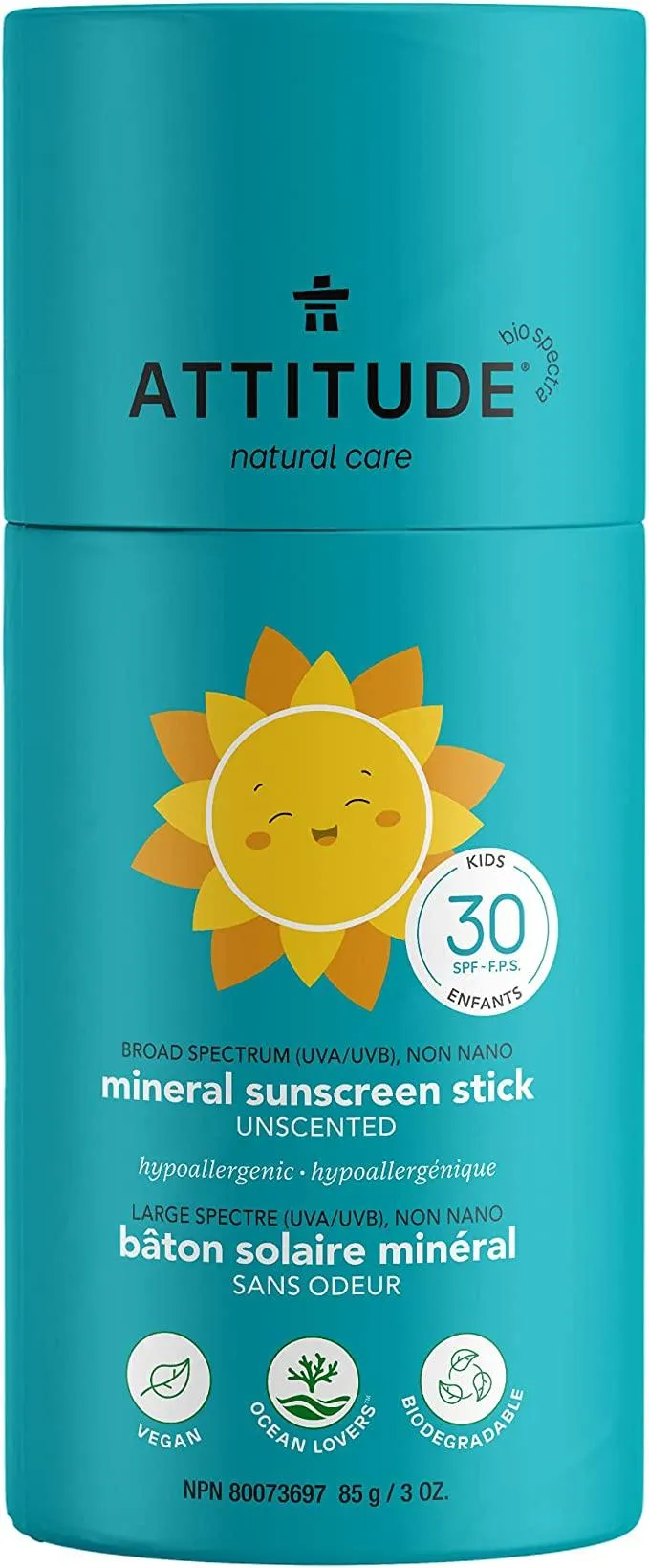 Attitude - Kid's Sunscreen Stick