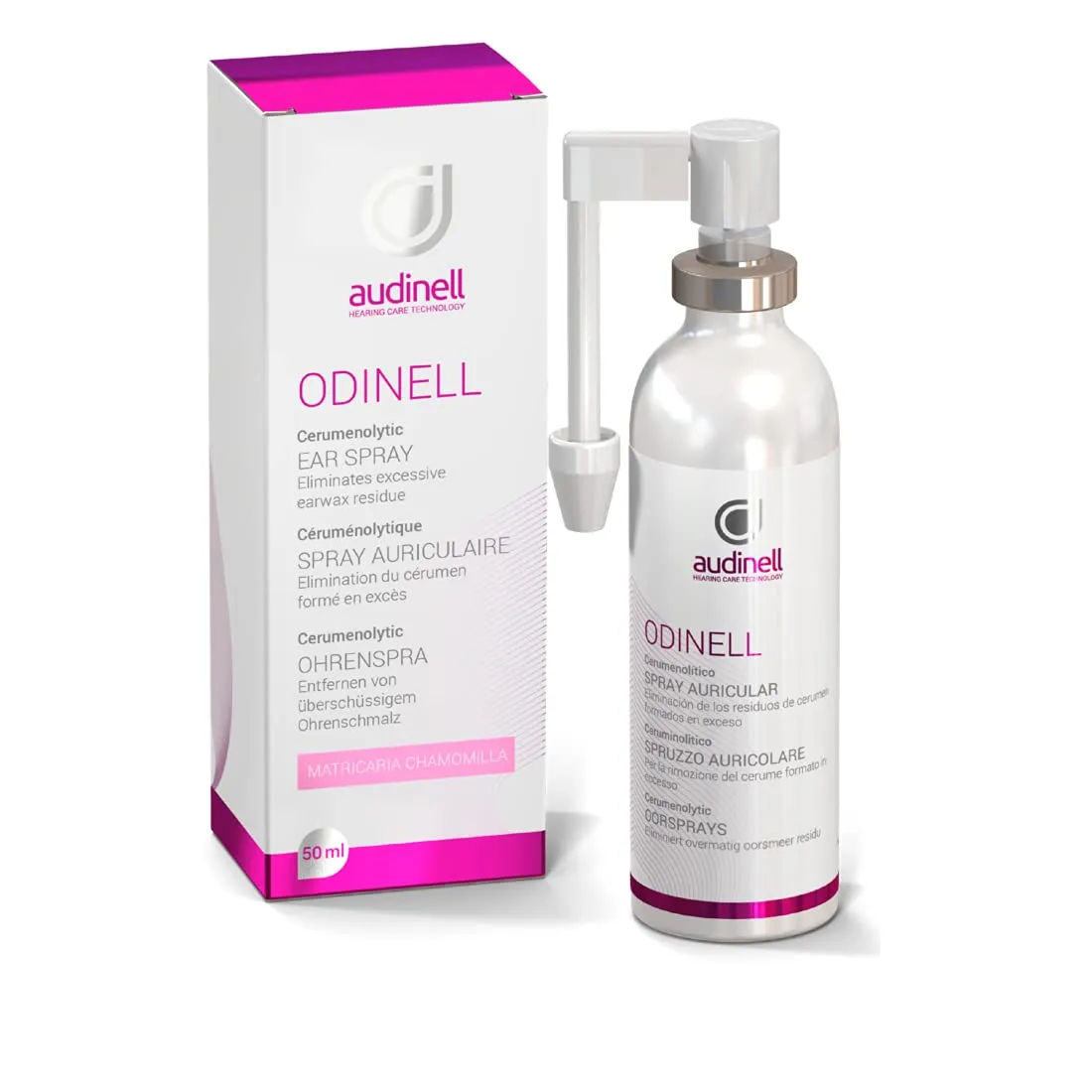 Audinell Ear Wax Removal Spray (50ml) | Ear Cleaner | Soothes & Prevents Irritations, Cleanses Ear Canal | Replaces Q-Tips, Ear Candles, Cotton Swabs, Q-Grips, Spades, Ear Drops | Safe for All Ages