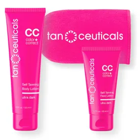 Body   Face CC Self Tanning Kit, Ultra Dark