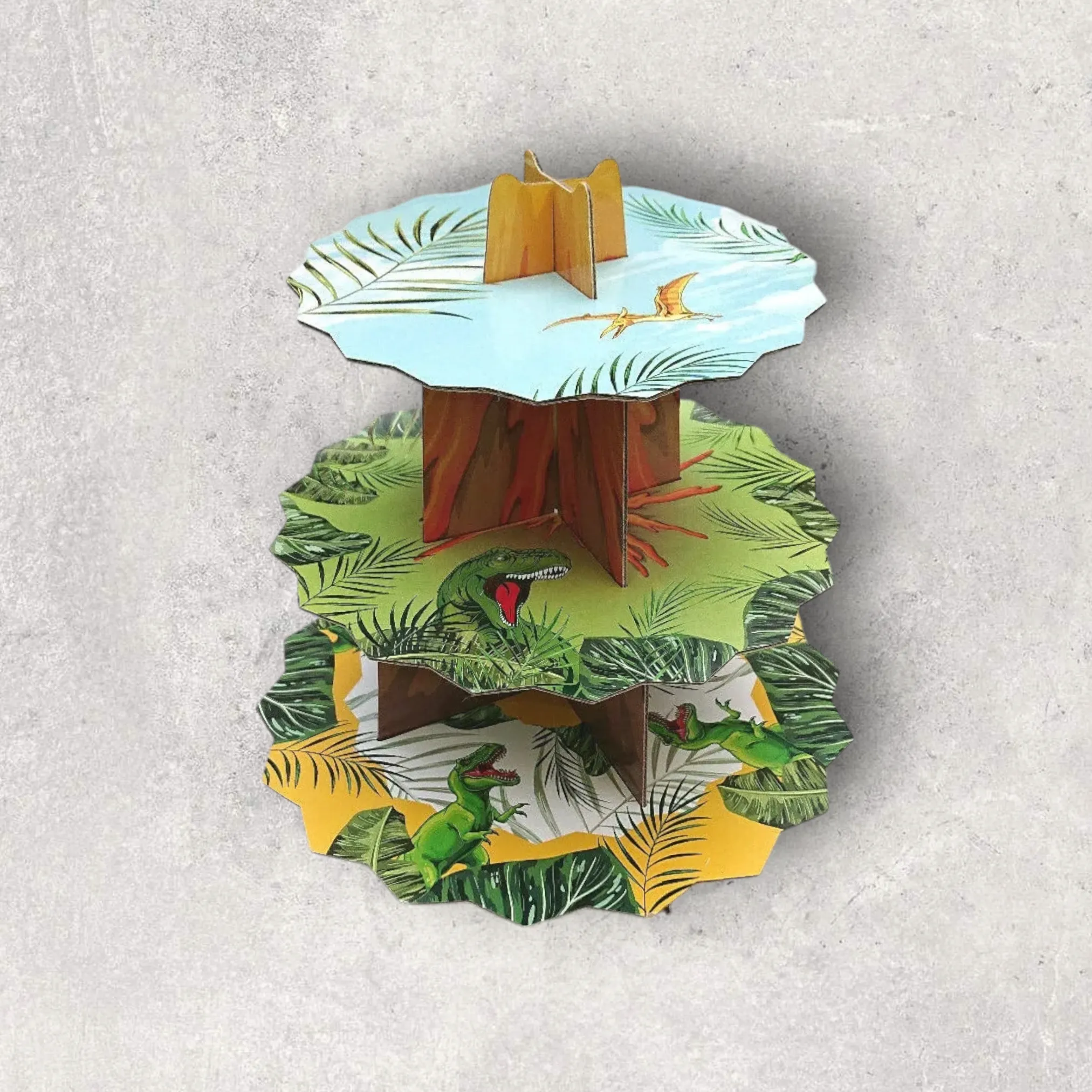 Cardboard Cupcake Stand 3-Tier
