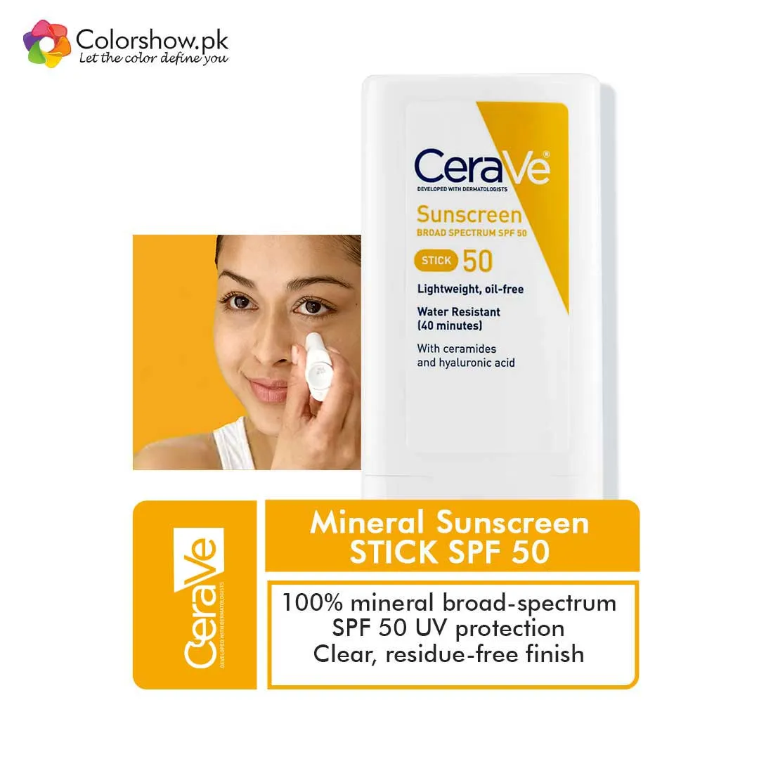 CeraVe Mineral Sunscreen Stick SPF 50