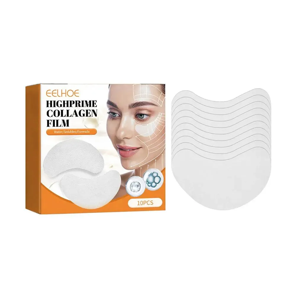Collagen Soluble Patches Film - Anti-Wrinkles, Remove Dark Circles, Nourish Mask, Moisturizing, Lift, Firming Skin, Eyes Care.