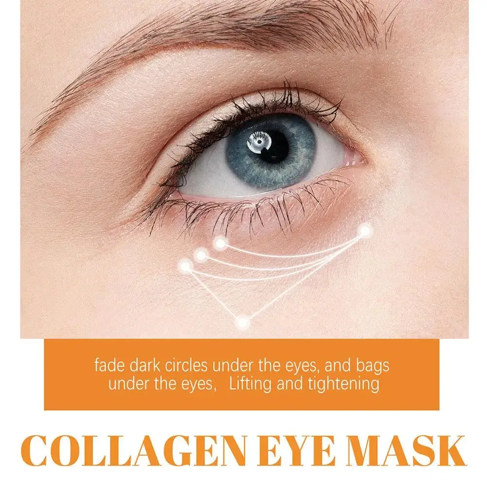 Collagen Soluble Patches Film - Anti-Wrinkles, Remove Dark Circles, Nourish Mask, Moisturizing, Lift, Firming Skin, Eyes Care.