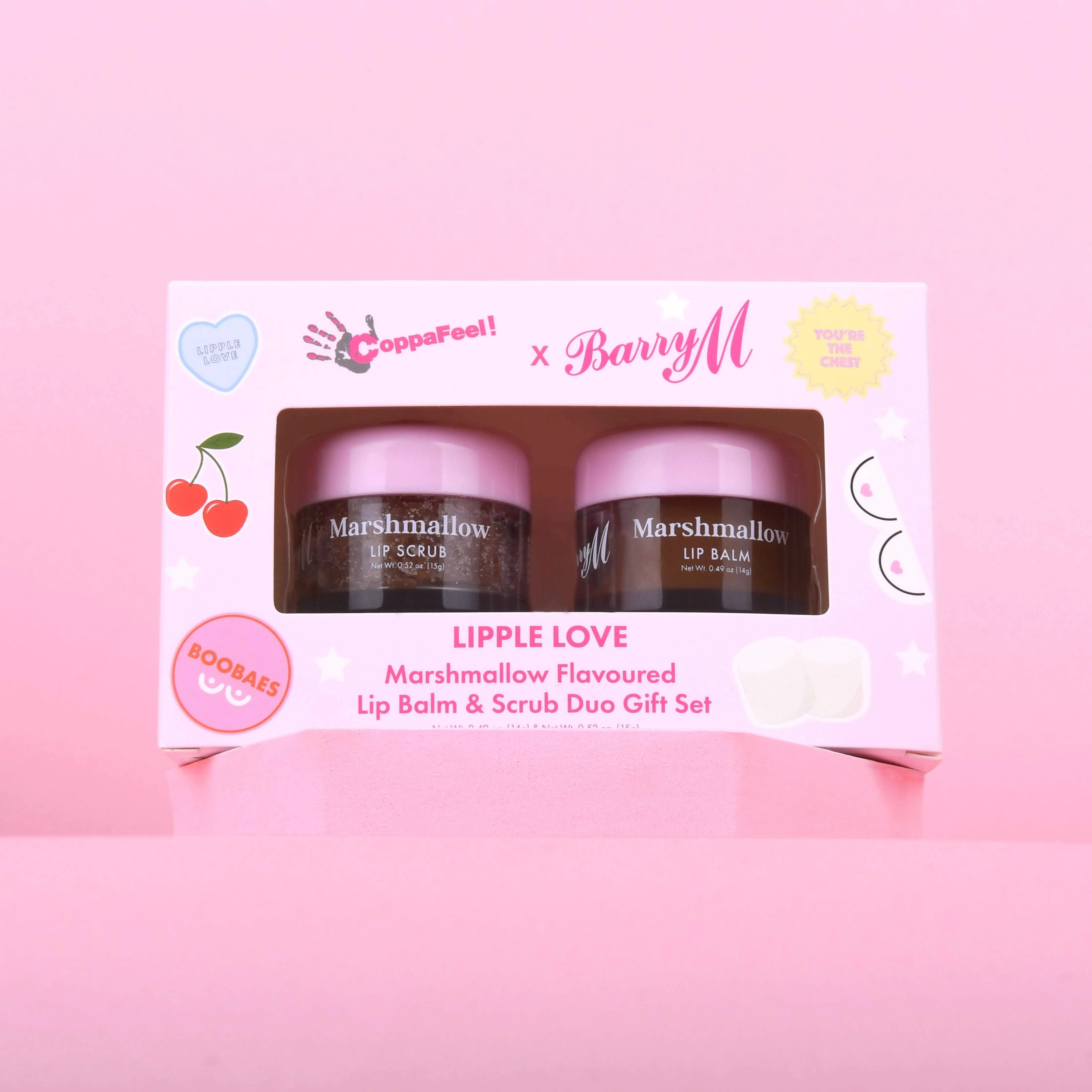 CoppaFeel! Lipple Love Giftset | Marshmallow