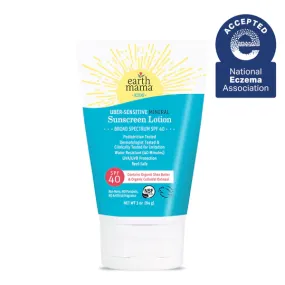 Earth Mama Organics: Kids Uber-Sensitive Mineral Sunscreen Lotion SPF 40