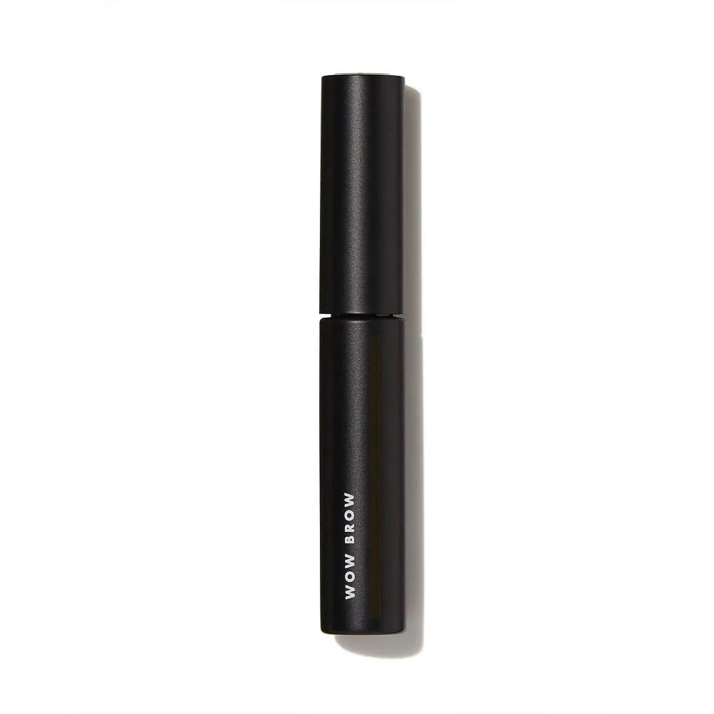 e.l.f, Wow Brow Gel, Volumizing, Buildable, Wax-Gel Hybrid, Creates Full, Voluminous-Looking Brows, Locks Brow Hairs In Place, Deep Brown, Fiber-Infused, 0.12 Oz