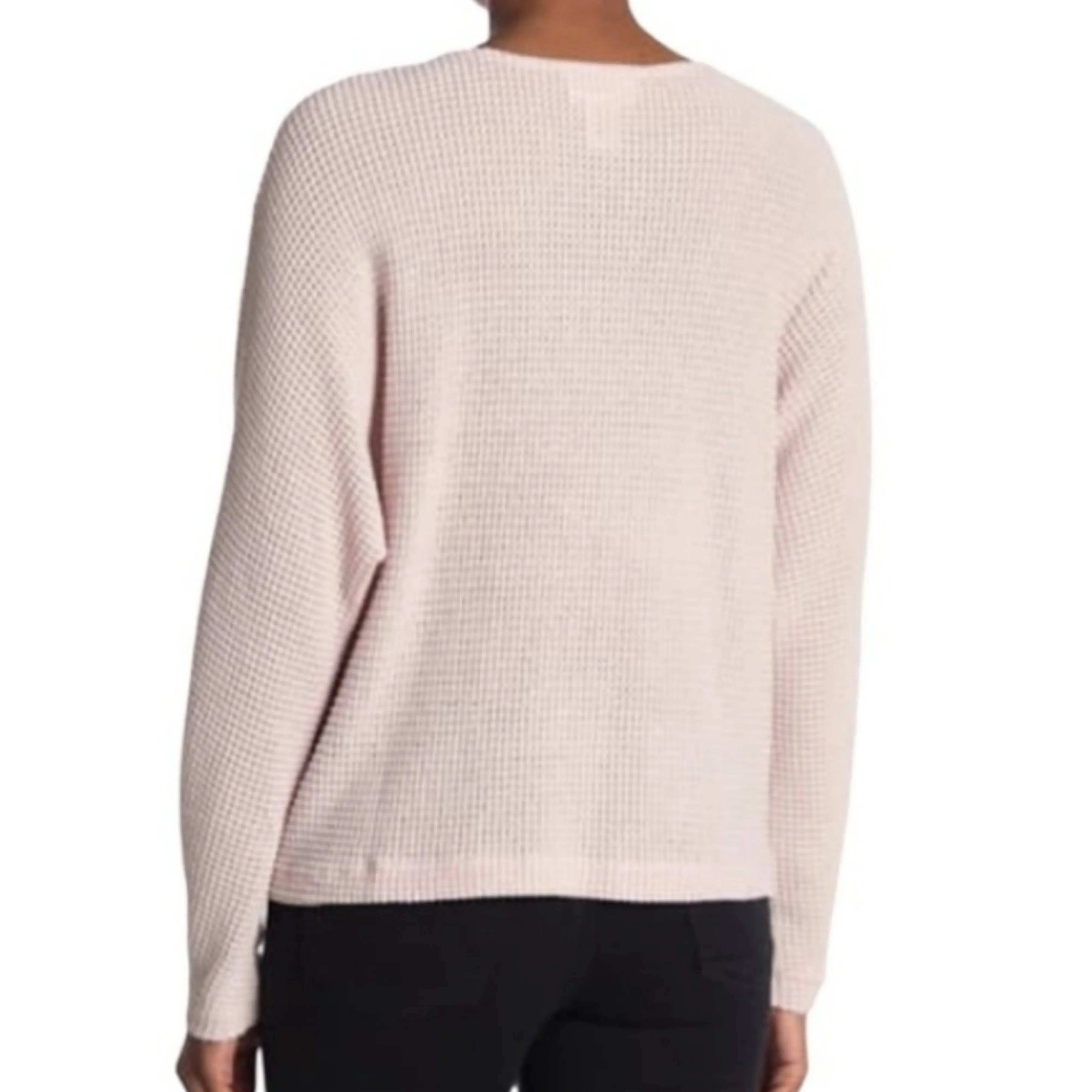 FOR THE REPUBLIC Soft Waffle Knit Top