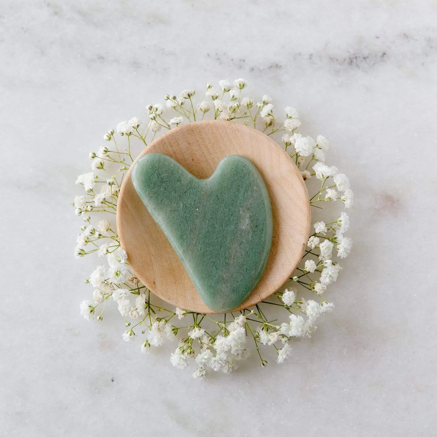 Gua Sha Facial Lifting Tool - Jade or Rose Quartz