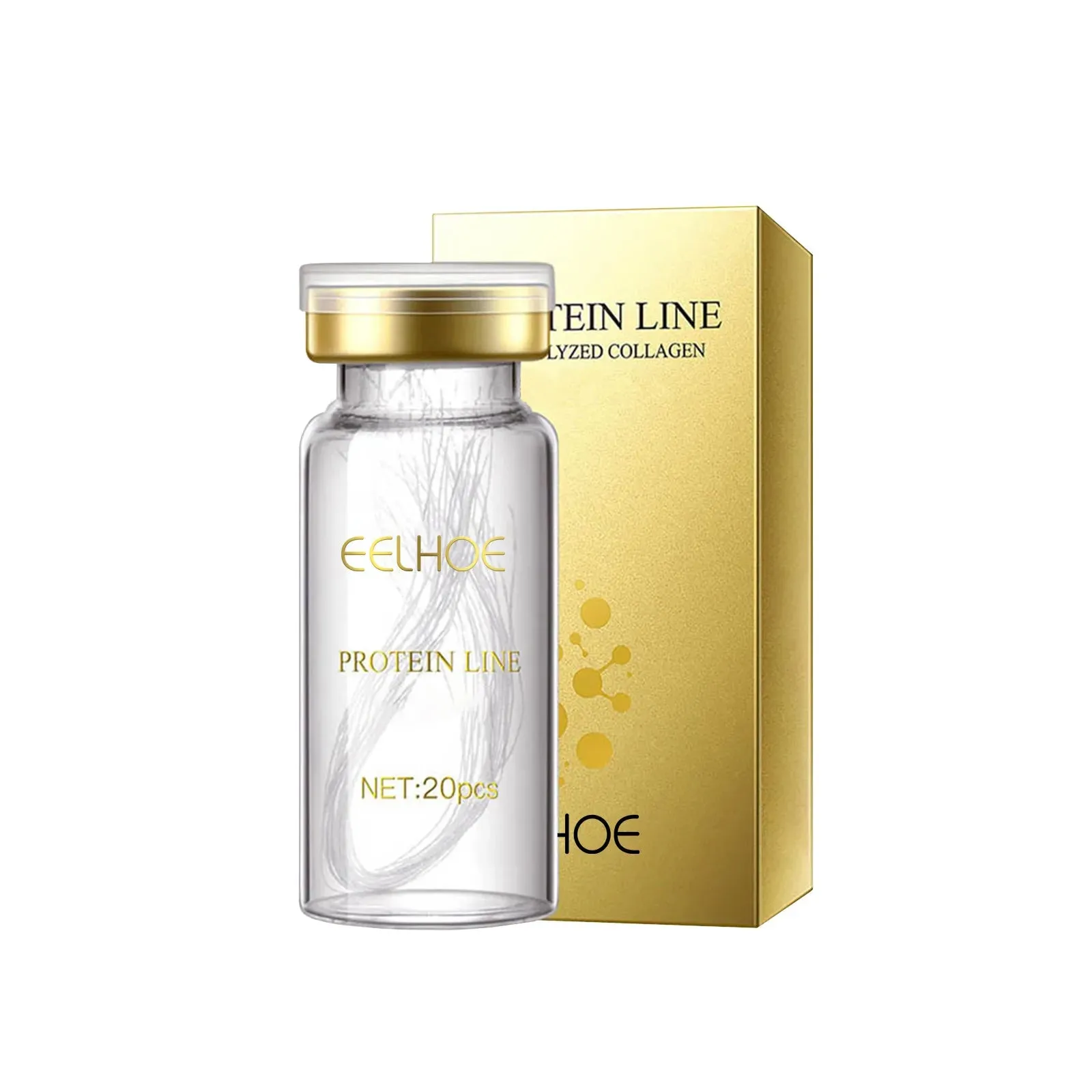 Instant Lifting Collagen Protein Thread Set for Wrinkle Removal, Facial Filler, Absorbable V Face Thread, Silk Firming for Anti-aging Care