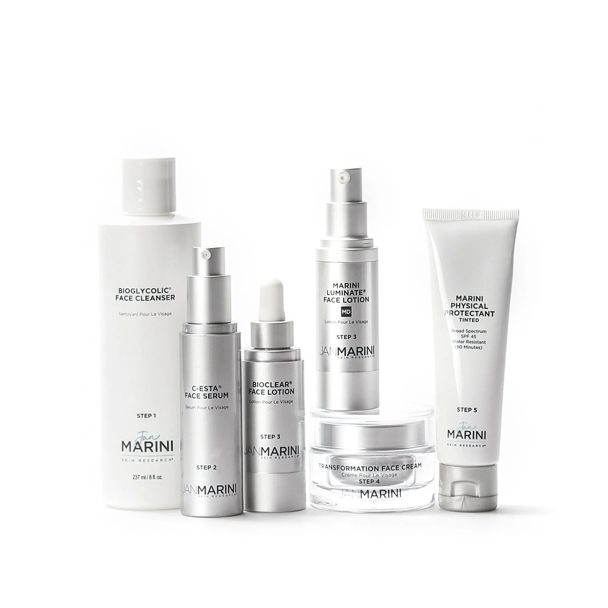 Jan Marini Skin Care Management System MD - Normal/Combination Skin with Marini Physical Protectant Tinted SPF 45
