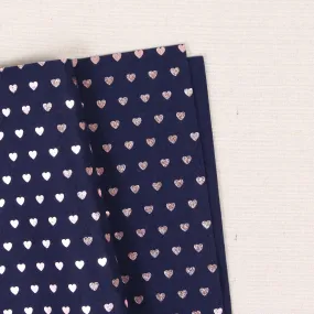 Metallic Blush Heart Felt