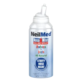 Neilmed Pediamist Pediatric Saline for Stuffy Noses, Nasal Mist Spray, 2.53 oz