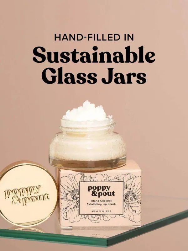 Poppy & Pout Lip Scrub - Island Coconut