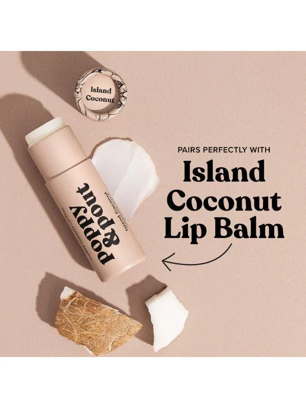 Poppy & Pout Lip Scrub - Island Coconut