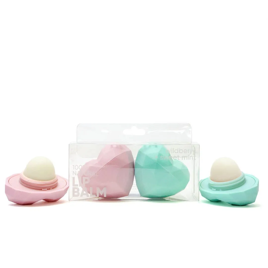 Rebels Refinery Heart Lip Balm 2-PACK 100 % Natural