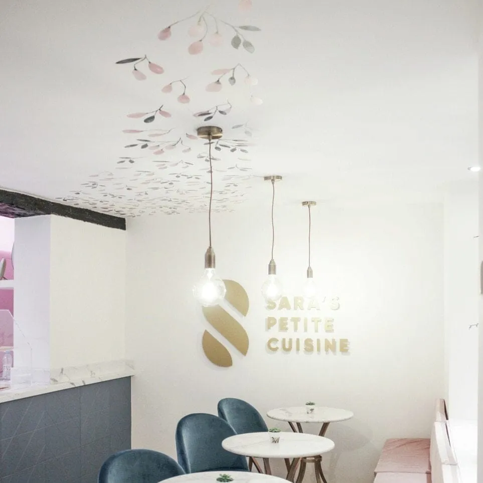 Soft Blush Floral Wall Decals