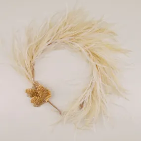 The Dina Crystal & Feather Girls Headband