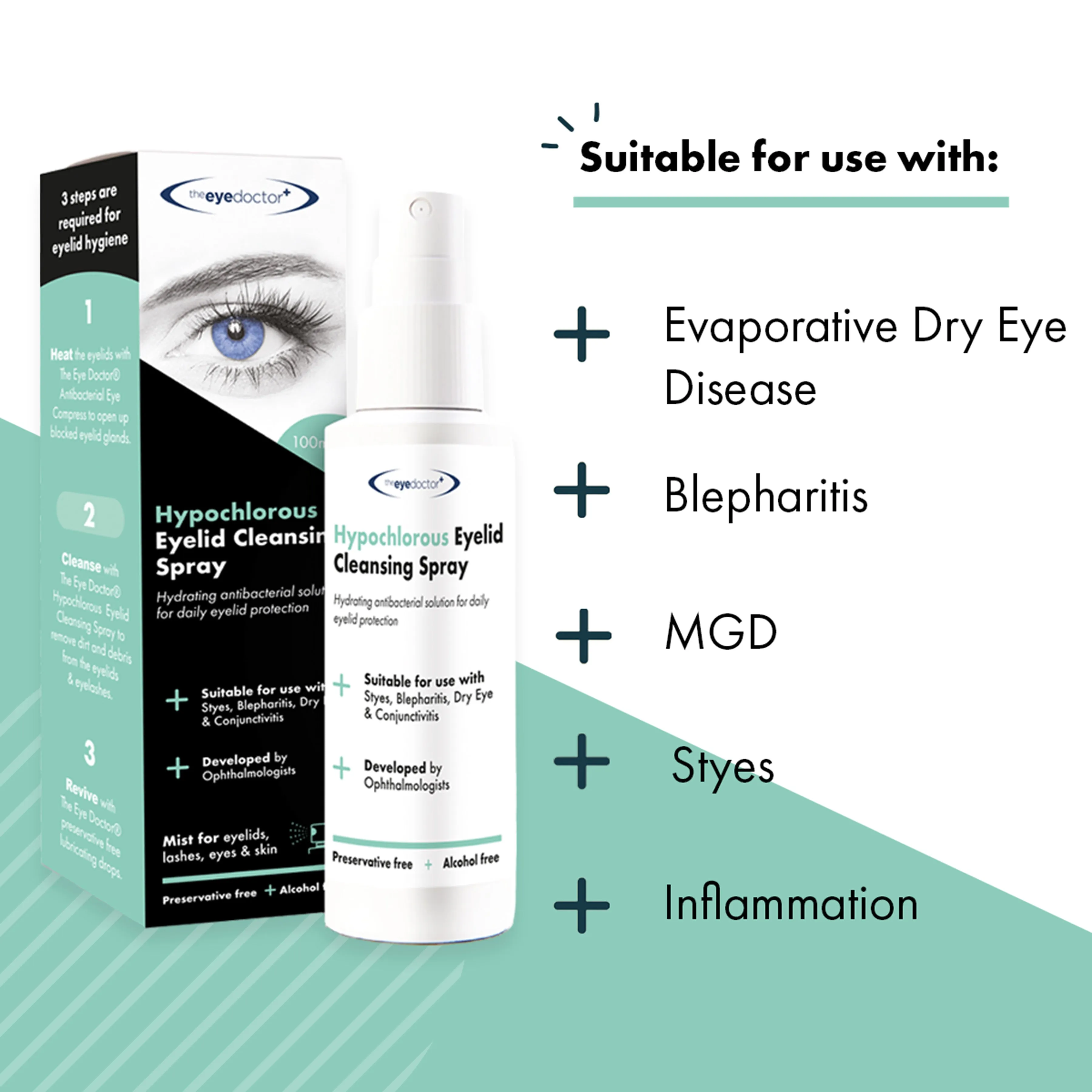 The Eye Doctor Hypochlorous Eyelid Cleansing Spray